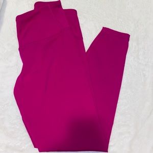 Fuschia workout leggings